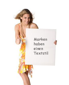 Textstil muss zur Marke passen