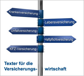 Texter für Versicherungen